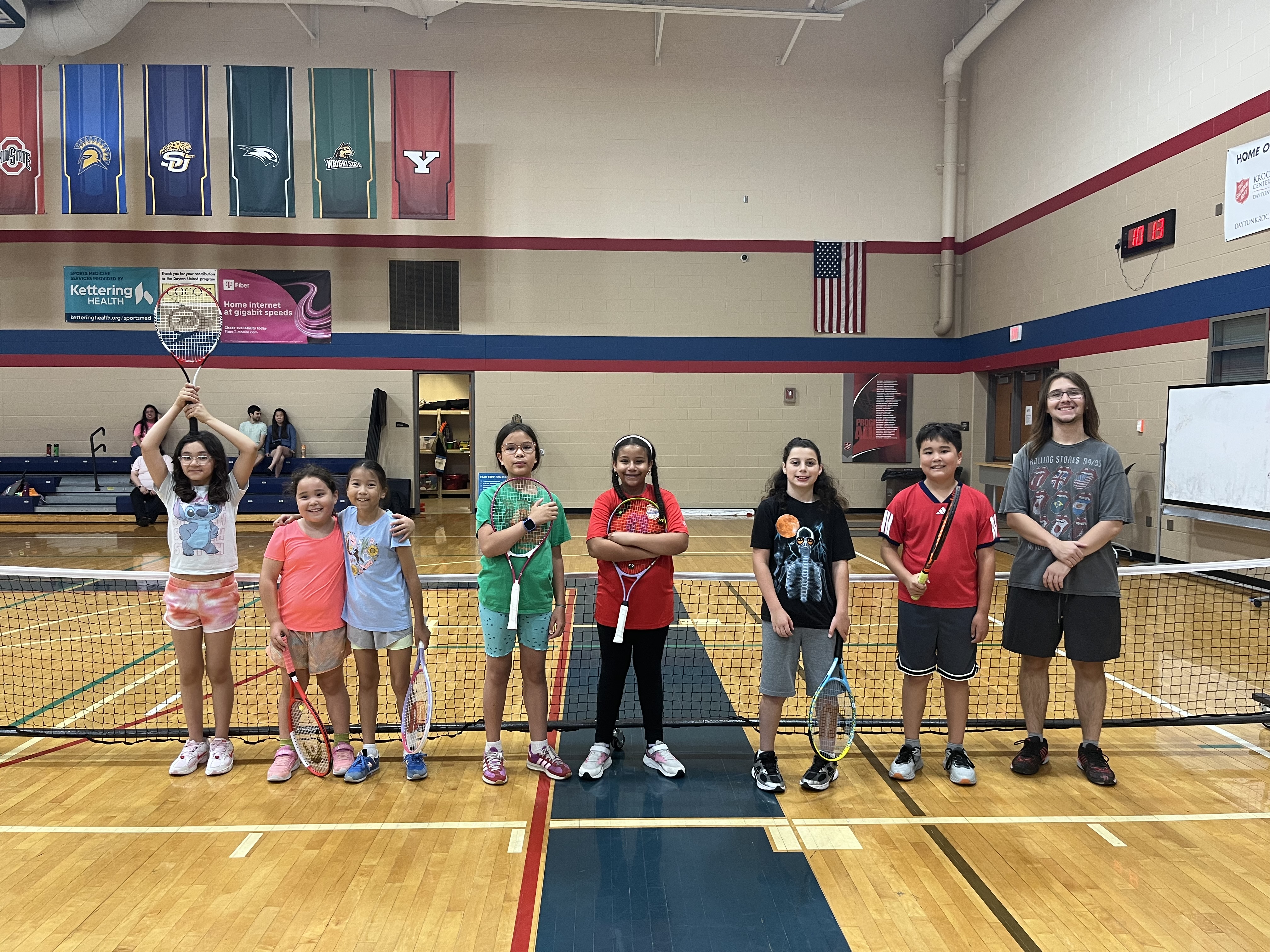 Kroc Kids Tennis class
